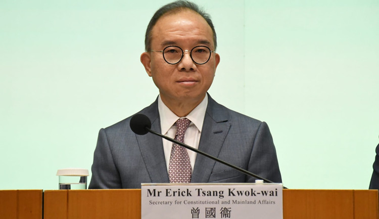 曾國衛：愛國愛港有能力者 不論黨派背景皆歡迎加入區議會