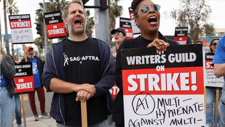 荷里活編劇罷工求加薪 片商稱AI可寫劇本做剪接