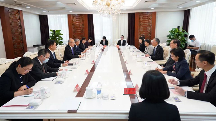 最高法院長張軍會晤張舉能 冀加強兩地司法合作