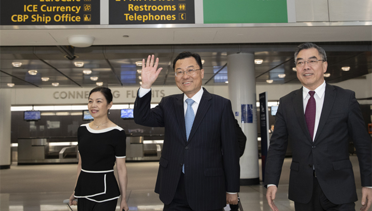 中國新任駐美大使謝鋒向全美僑胞致函問候