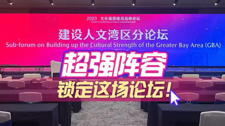 有片 | 超強陣容 鎖定建設人文灣區論壇