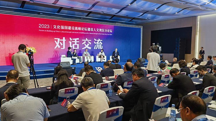 多圖丨文化強國建設高峰論壇建設人文灣區分論壇舉行