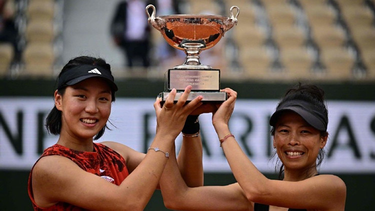 深圳網球第一個大滿貫冠軍 王欣瑜攜手謝淑薇法網女雙登頂