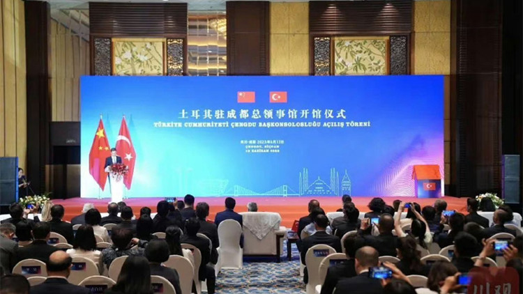 土耳其駐成都總領事館開館 外交部：為中土友好往來搭建新橋樑