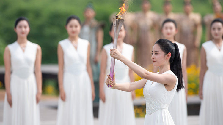 杭州亞運會火種在良渚古城遺址成功採集