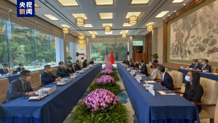 快訊｜中美外長會談正式開始