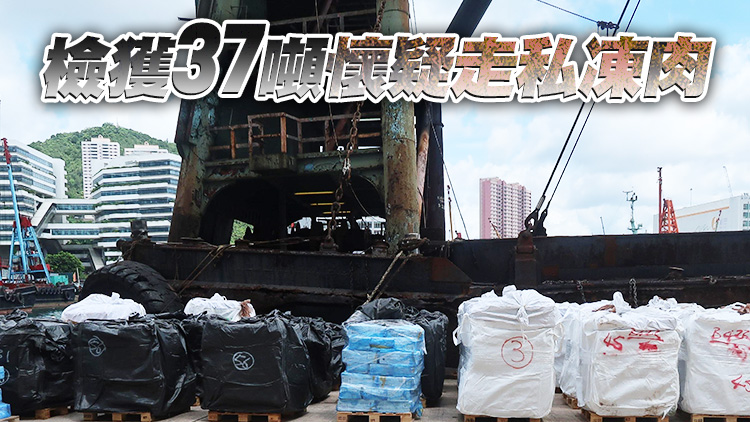 海關偵破躉船走私案 檢值370萬懷疑走私凍肉 拘10人