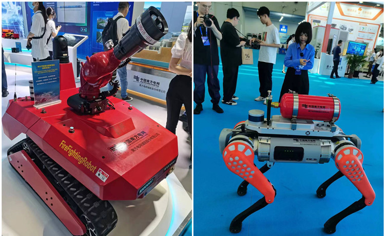 有片丨國際數字能源展兩款機械人惹圍觀