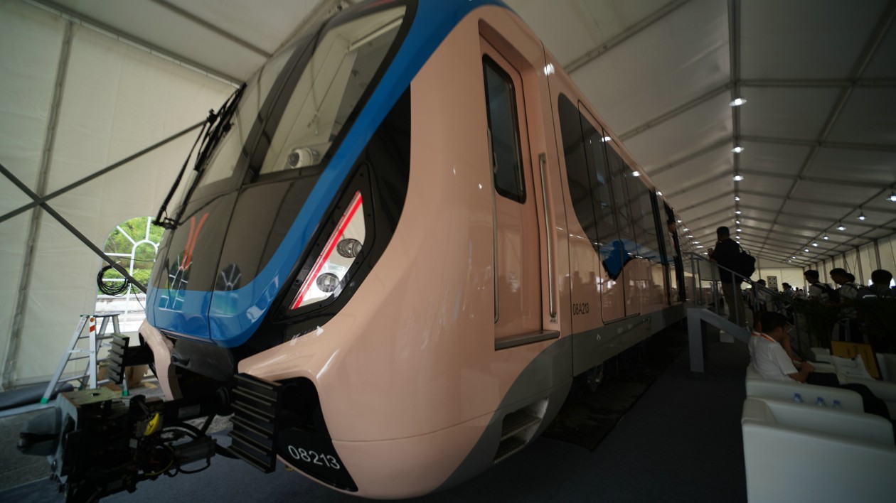 全面自主化  中國標準地鐵列車廣州亮相