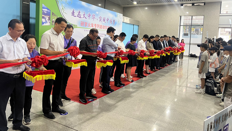 「走遍大中華 實現中國夢」深港青少年暑期研學專列發車