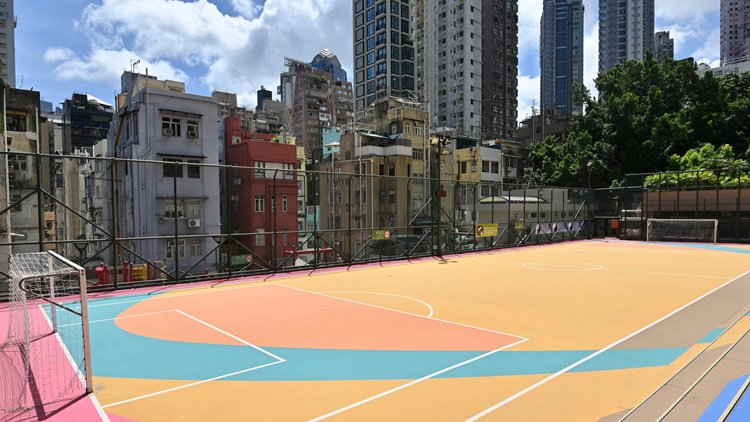 中西區卜公花園球場翻新後重新開放