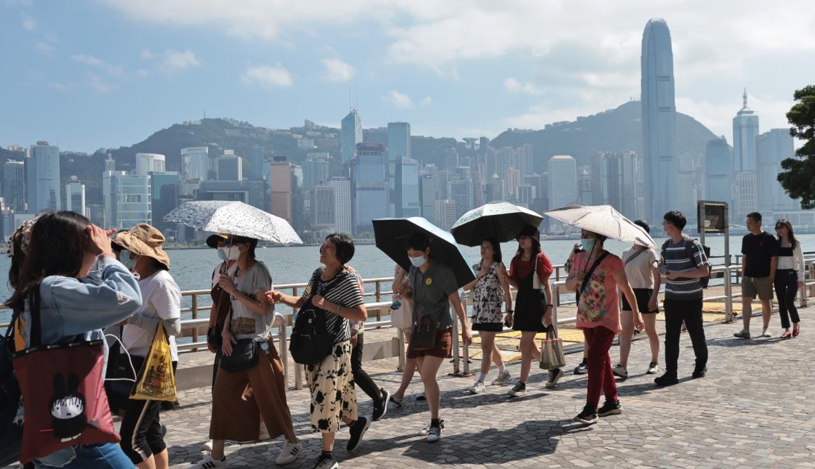 本港未來數日持續酷熱 料周五最高氣溫達34度