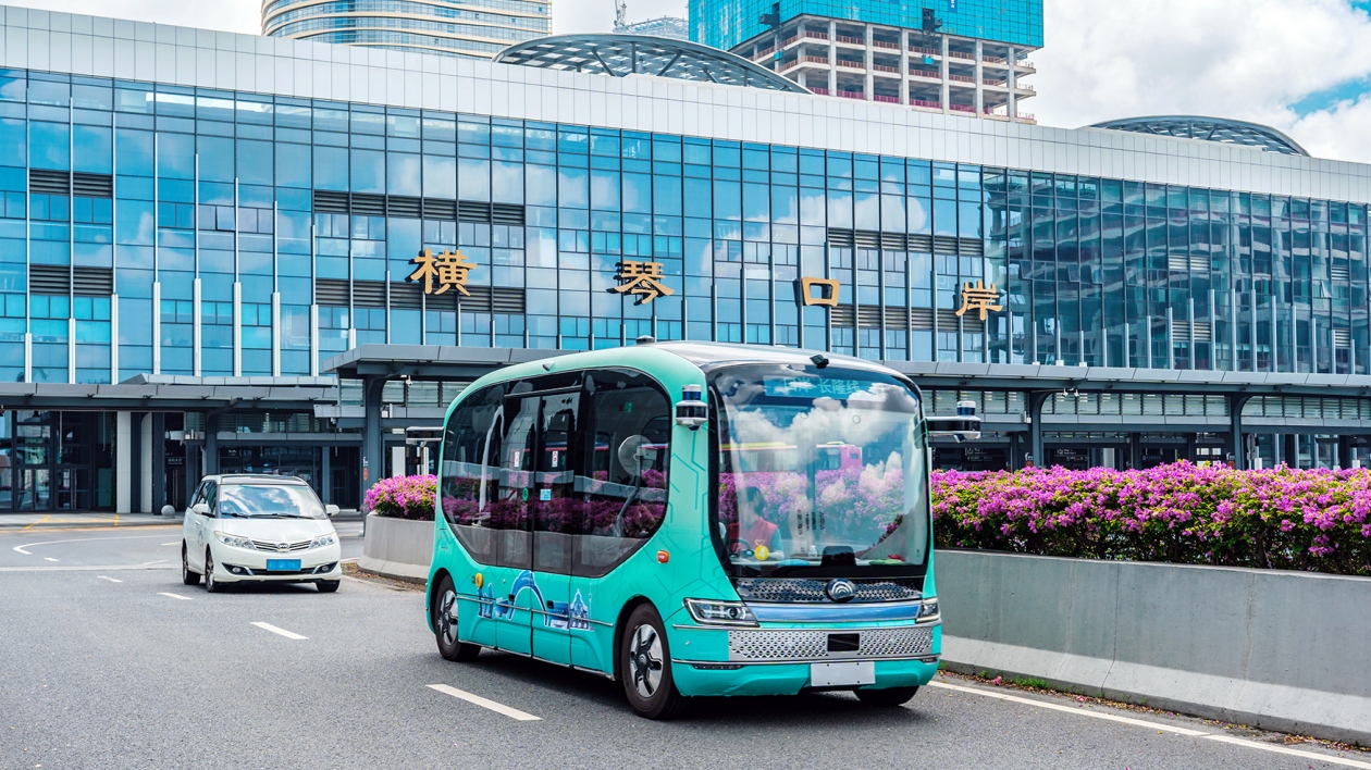 橫琴口岸-長隆無人駕駛免費小巴開通