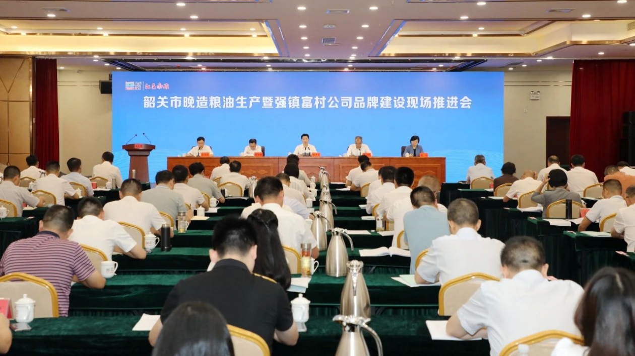 廣東韶關推進晚造糧油生產 建強鎮富村公司品牌