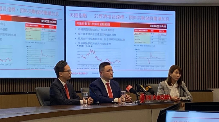 東亞銀行：恒指目標22050點 料債仍優於股
