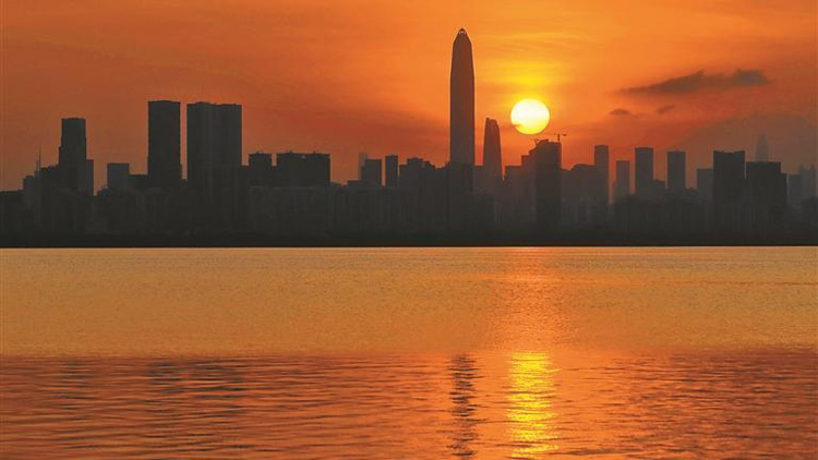 圖集 | 深圳朝霞落日美出天際