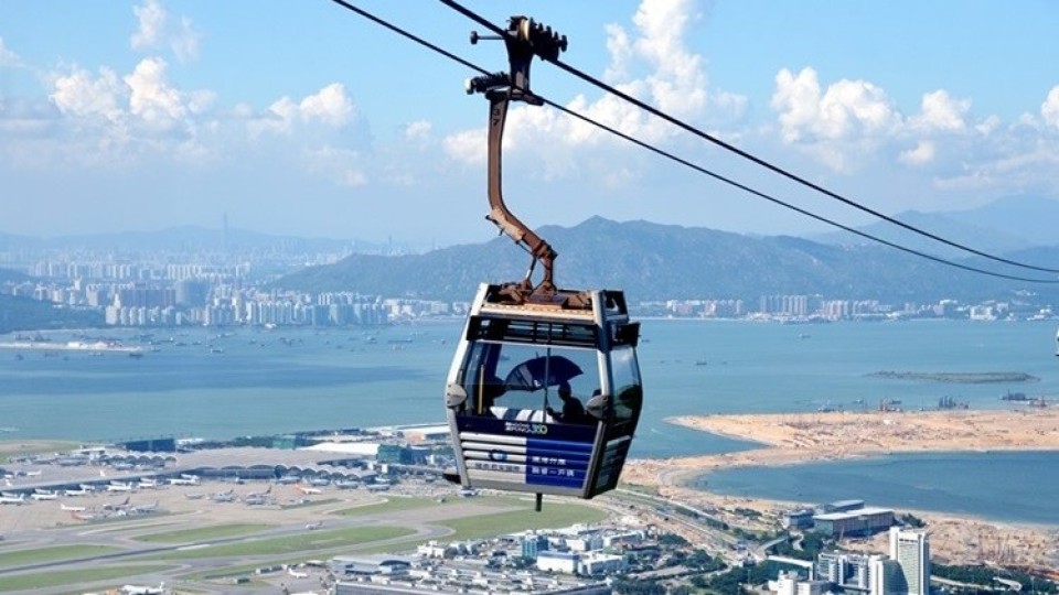 三號強風信號生效 昂平360今日暫停纜車服務