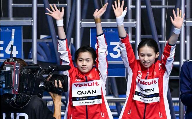 陳芋汐/全紅嬋衛冕世錦賽女雙10米台