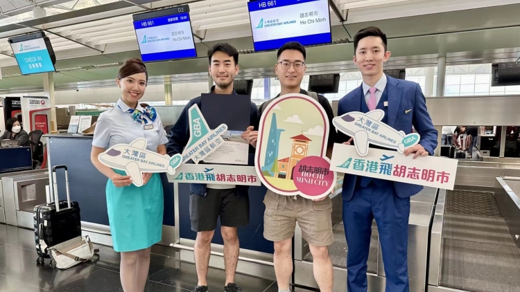 大灣區航空如期首航越南胡志明市