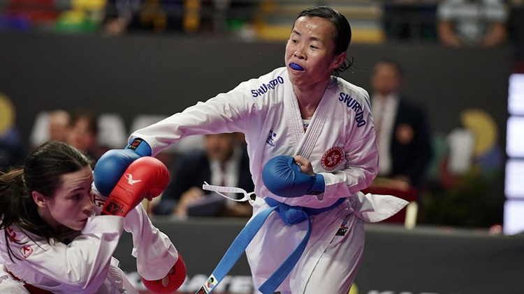 曾綺婷奪亞洲空手道錦標賽女子成人個人組金牌 楊潤雄表示祝賀