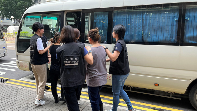 過去4日入境處全港打擊非法勞工 拘捕16人