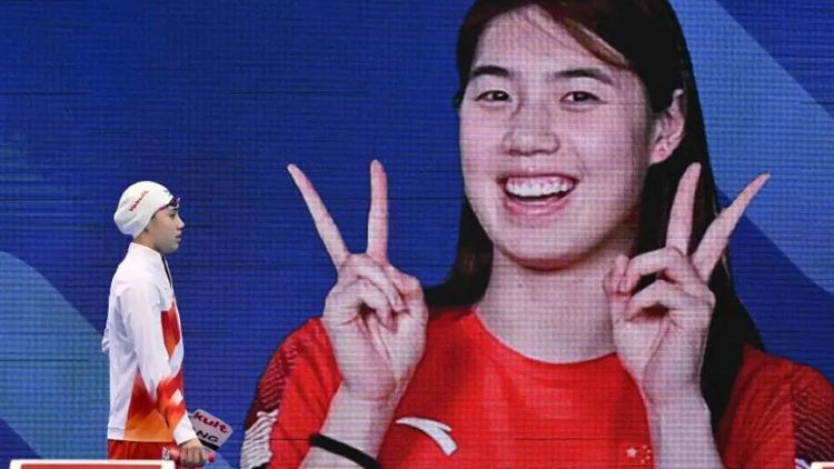 張雨霏游泳世錦賽女子50米蝶泳摘銀 打破亞洲紀錄