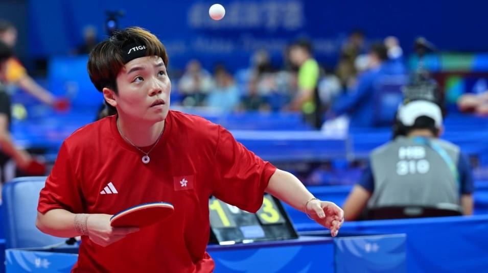 港隊大運會乒乓女單杜凱琹因傷退賽