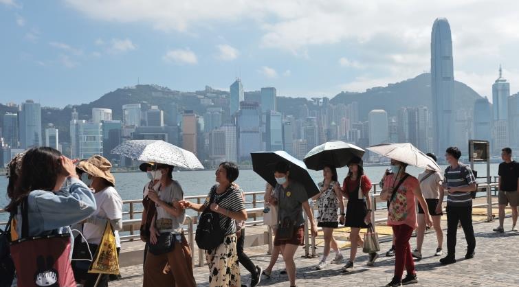 本港上月平均最高氣溫33度 為有紀錄以來7月第三高