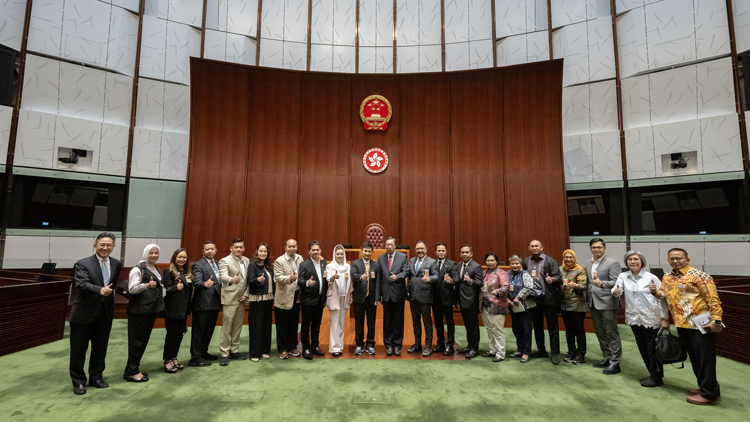 印尼國會議員訪立法會 梁君彥感謝支持香港加入RCEP