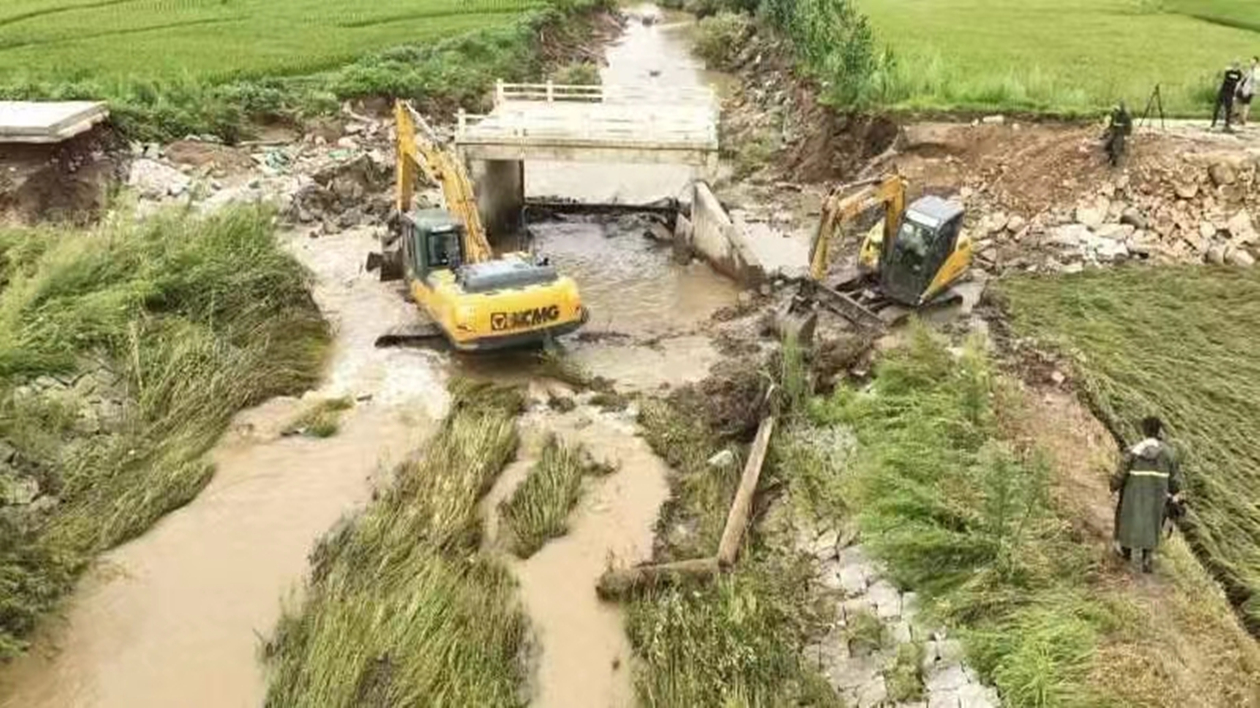 舒蘭市4座超汛限水庫合理泄流 主要河流安全運行