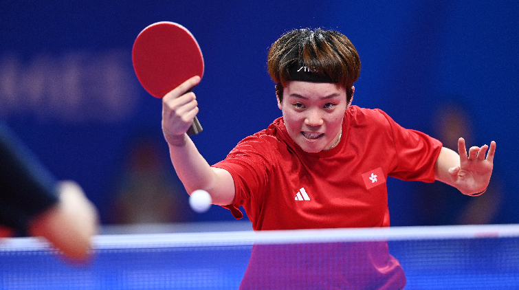 乒乓港隊10人出戰亞運7項目 杜凱琹負傷出賽