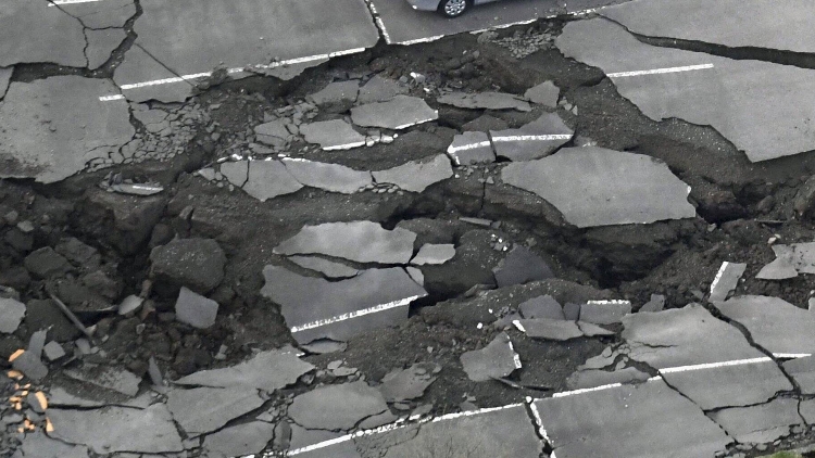 日本本州東岸近海發生5.4級地震 震源深度80千米