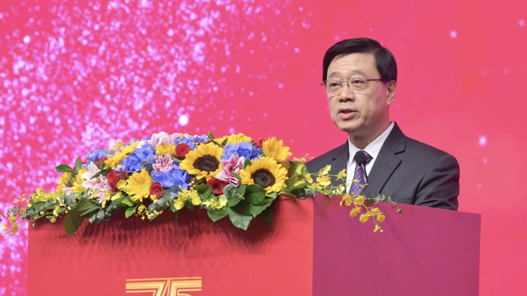 文匯報75周年 | 李家超對河套規劃報道印象深刻 冀續以健筆鐫刻祖國和香港故事