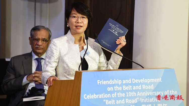 一帶一路國際論壇在港舉行 梁美芬：香港有足夠雙語法律人才發揮貢獻