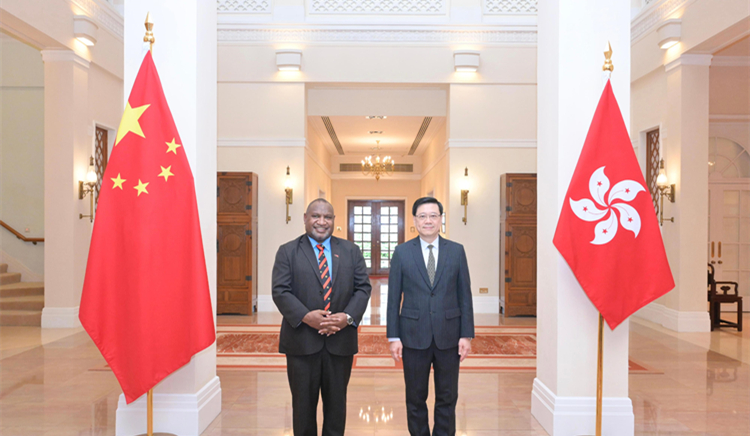 李家超與巴布亞新幾內亞總理會面：兩地一直保持密切經貿往來