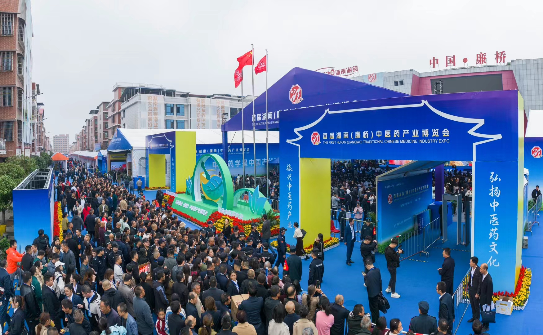 首屆湖南（廉橋）中醫藥產業博覽會開幕