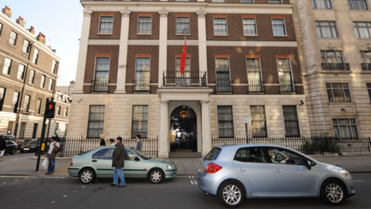 中國駐英使館敦促英方尊重中方在南海的領土主權和海洋權益