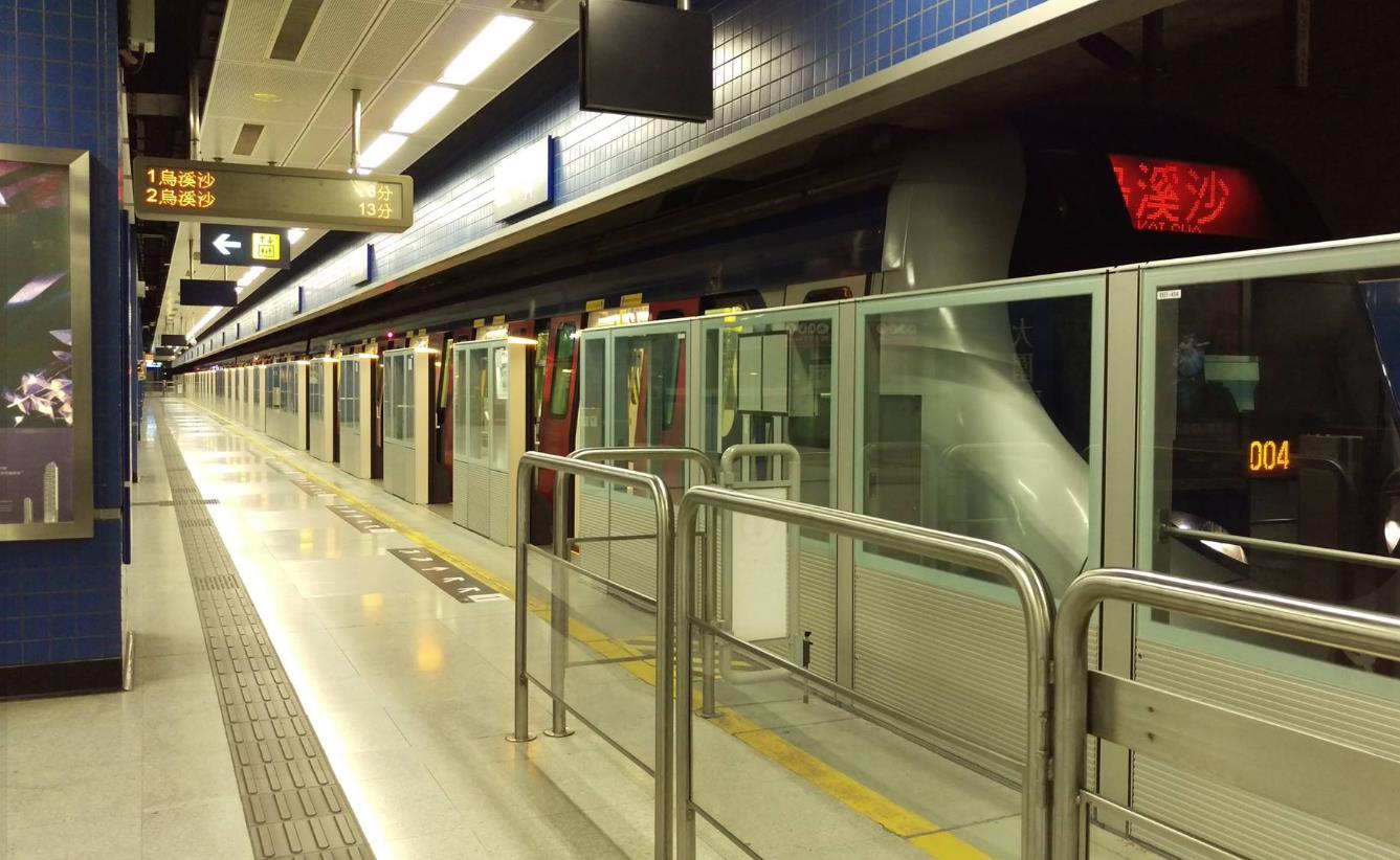 港鐵大圍站11日起安裝月台閘門 沙田站工程下周展開