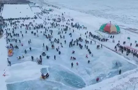 營口北海公園首屆濱海溫泉冰雪嘉年華啟動