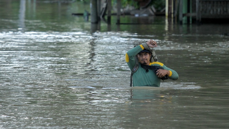 印尼亞齊特區遭遇洪災 超4000人被撤離