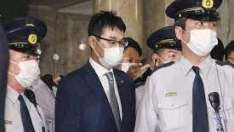 日本前法務副大臣涉嫌違反公職選舉法被逮捕