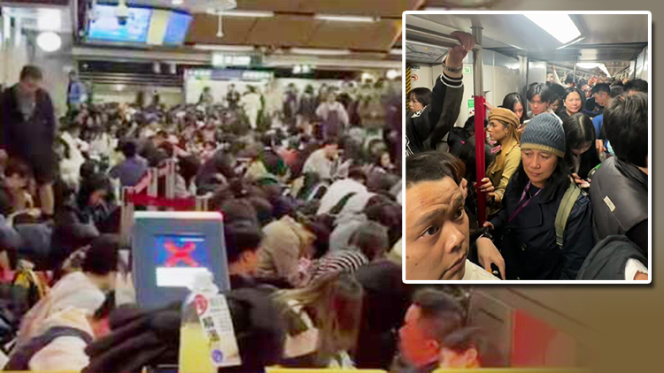 有片｜跨年酒店難訂 內地客連夜趕回深圳 