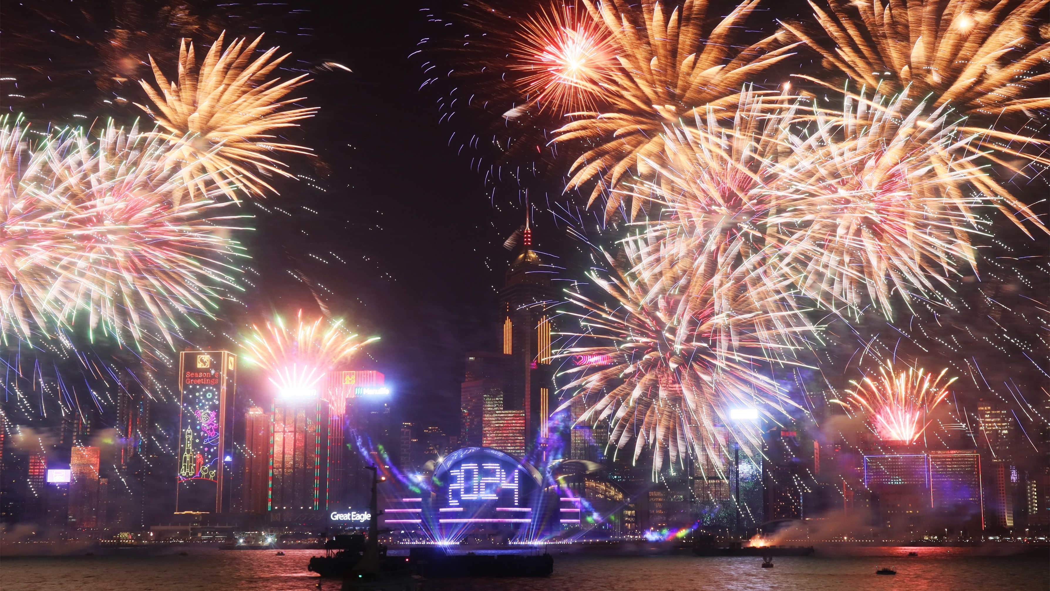 煙花炫維港 新年新傳奇