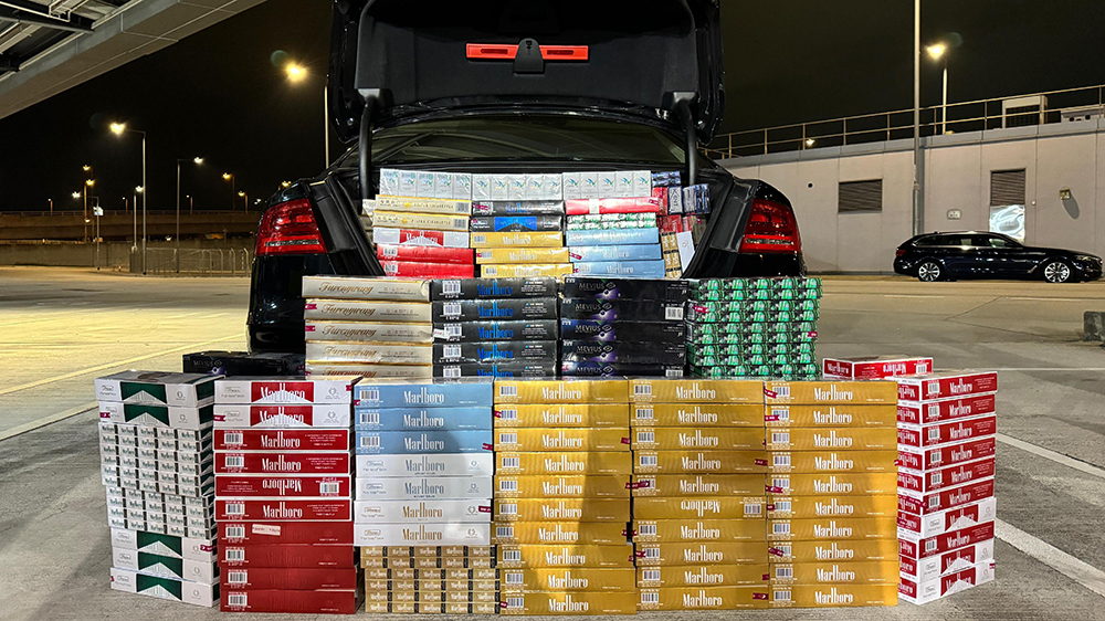 涉利用跨境私家車走私香煙 38歲男子被捕