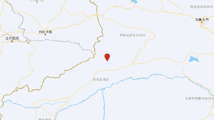 新疆阿克蘇發生5.1級左右地震
