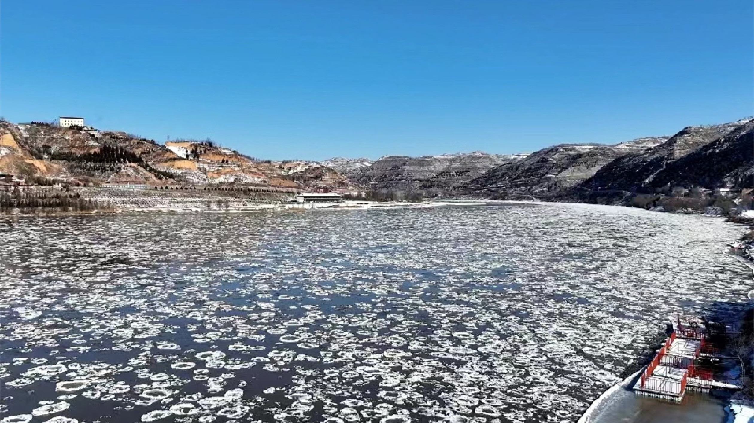 山西呂梁：於黃河沿線 賞冬日美景