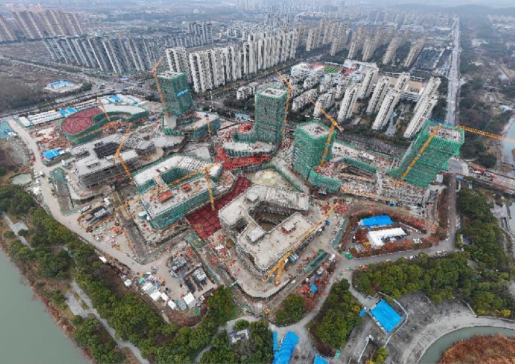 夢溪科創走廊（一期）項目主體全面封頂