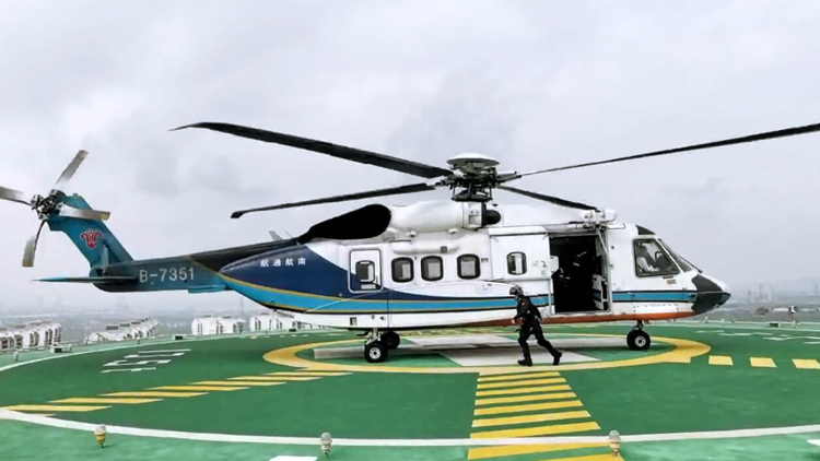 有片 | 【直擊廣州瀝心沙大橋救援現場】南航調派直升機參與搜救