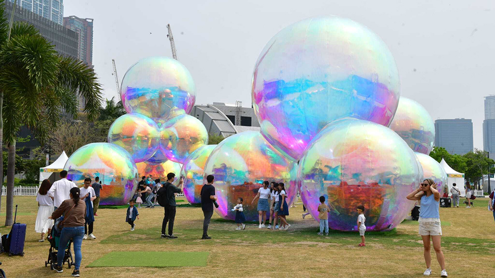 睇樓人流迫爆紅磡 商場「泊車招」吸客