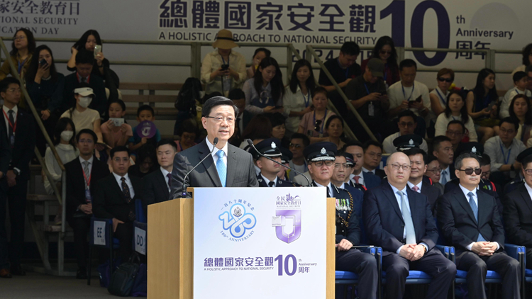 李家超感謝警隊為香港繁榮安定作出貢獻：是守護香港維護國安重要力量 